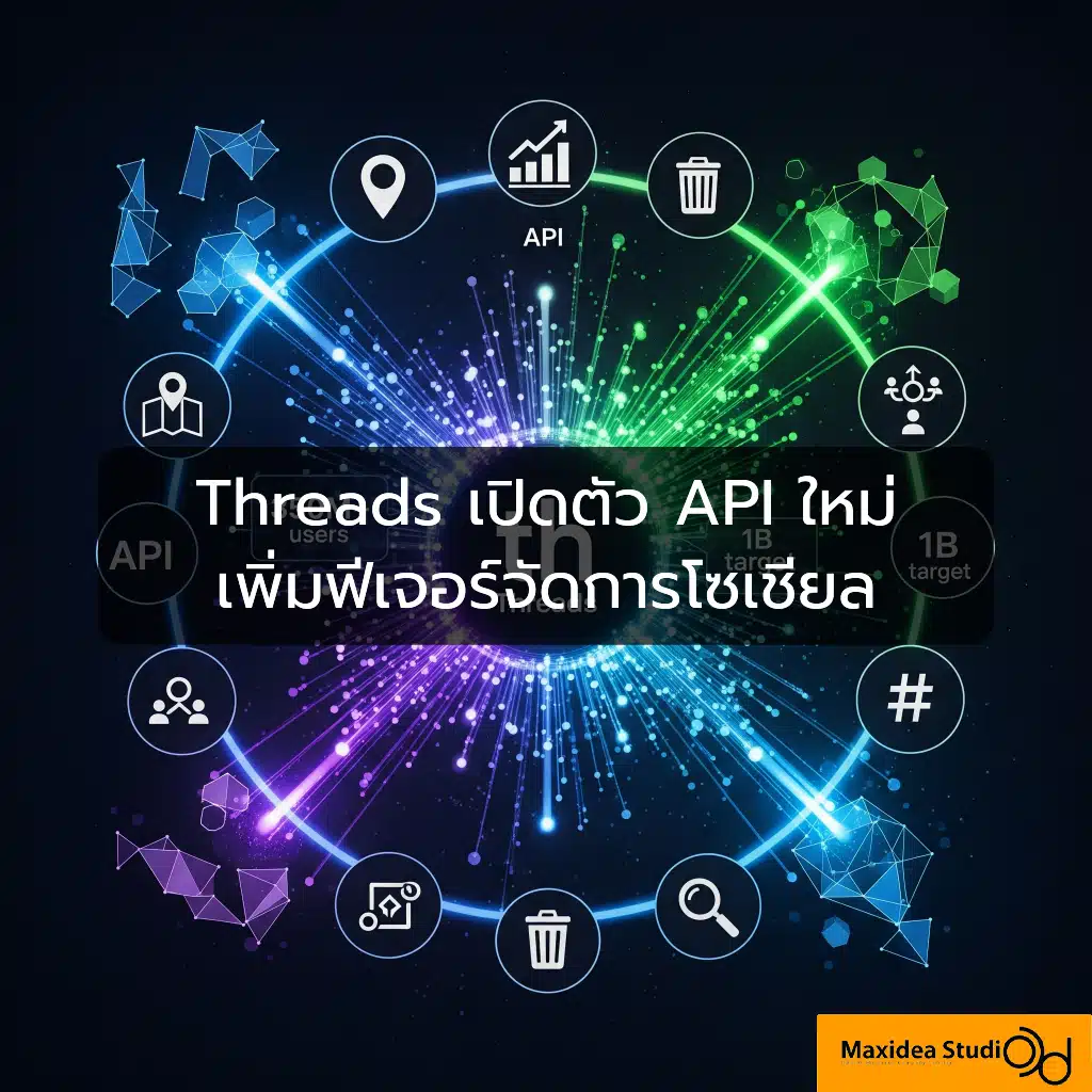 Threads เปิดตัว API ใหม่ เพิ่มฟีเจอร์จัดการโซเชียล