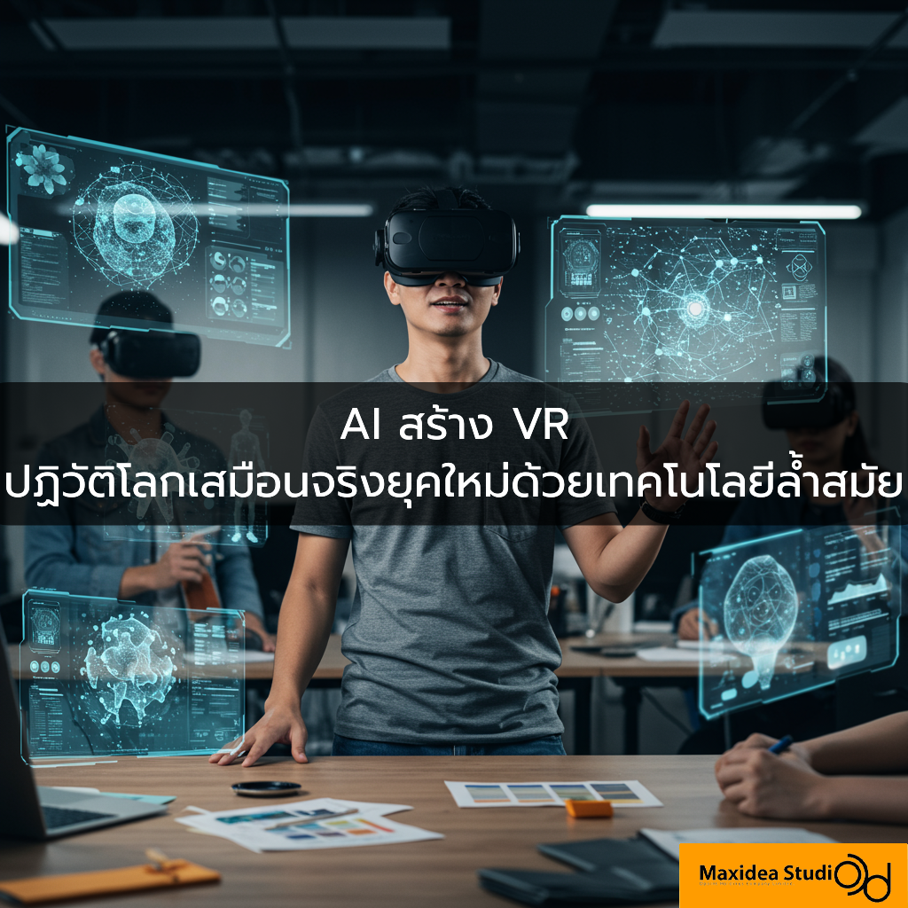 AI สร้าง VR ปฏิวัติโลกเสมือนจริงยุคใหม่ด้วยเทคโนโลยีล้ำสมัย