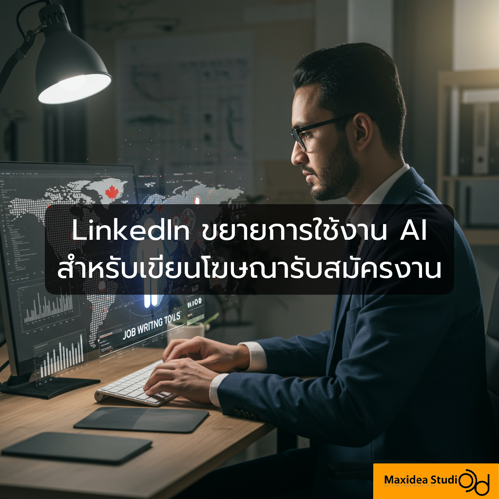 LinkedIn ขยายการใช้งาน AI สำหรับเขียนโฆษณารับสมัครงาน