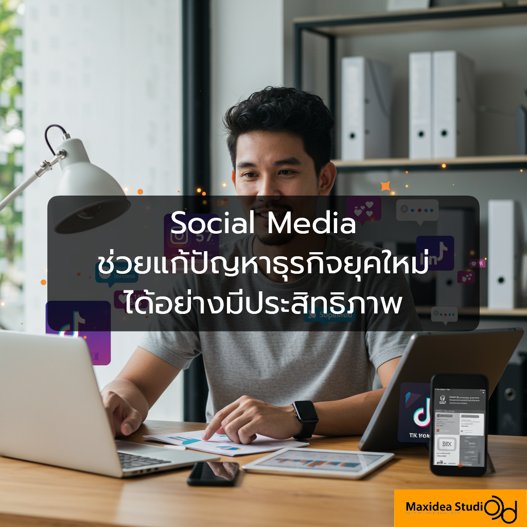 Social Media ช่วยแก้ปัญหาธุรกิจยุคใหม่ได้อย่างมีประสิทธิภาพ