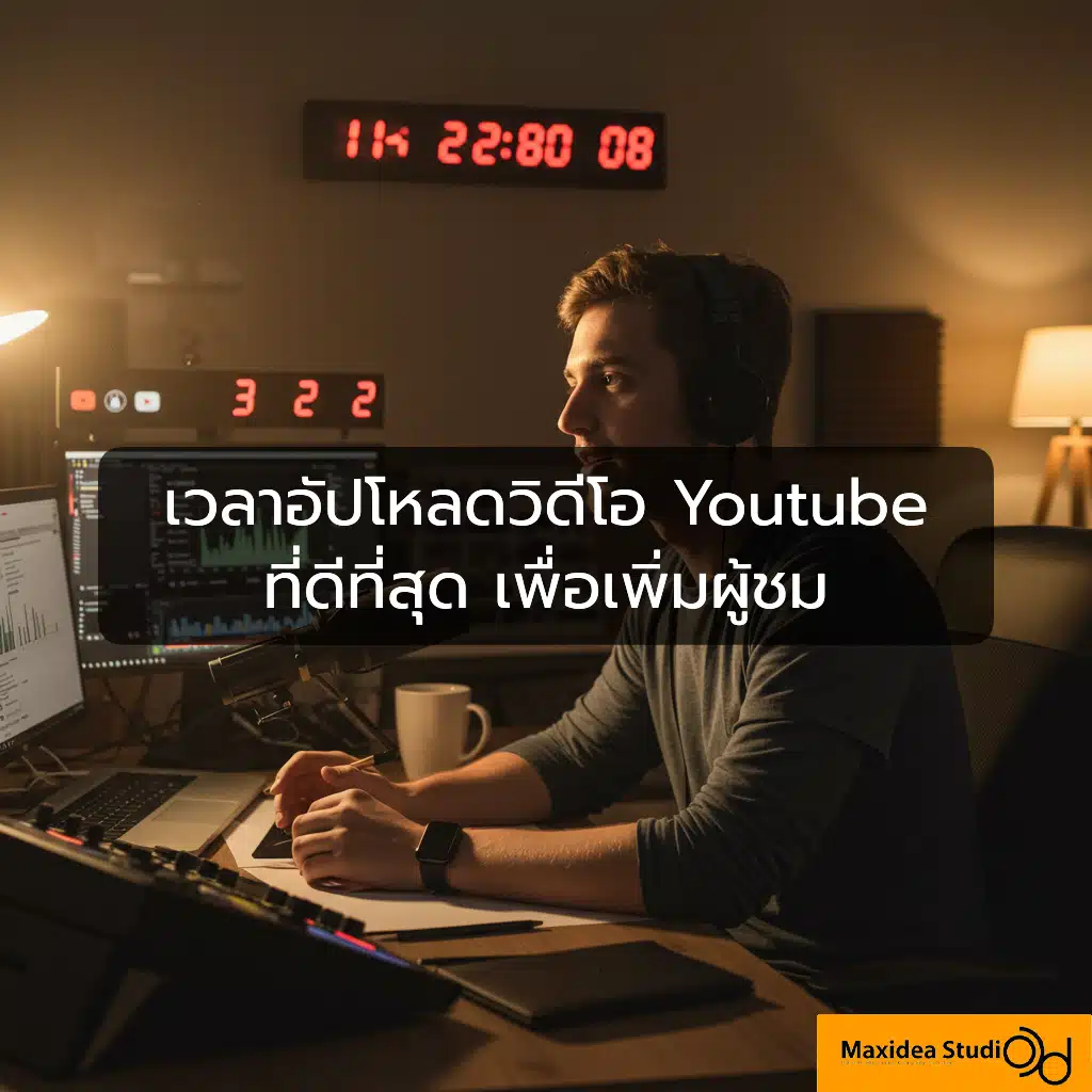 เวลาอัปโหลดวิดีโอ Youtube ที่ดีที่สุด เพื่อเพิ่มผู้ชม