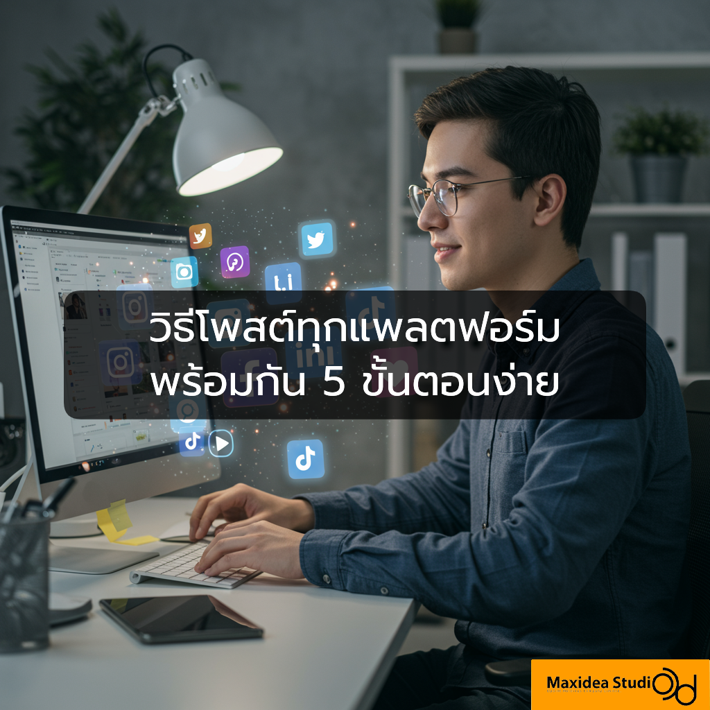 วิธีโพสต์ทุกแพลตฟอร์มพร้อมกัน 5 ขั้นตอนง่าย